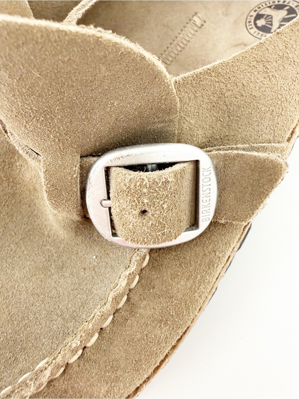 Birkenstock Buckley Suede Leather Loafers 9 Tan - Picture 4 of 9